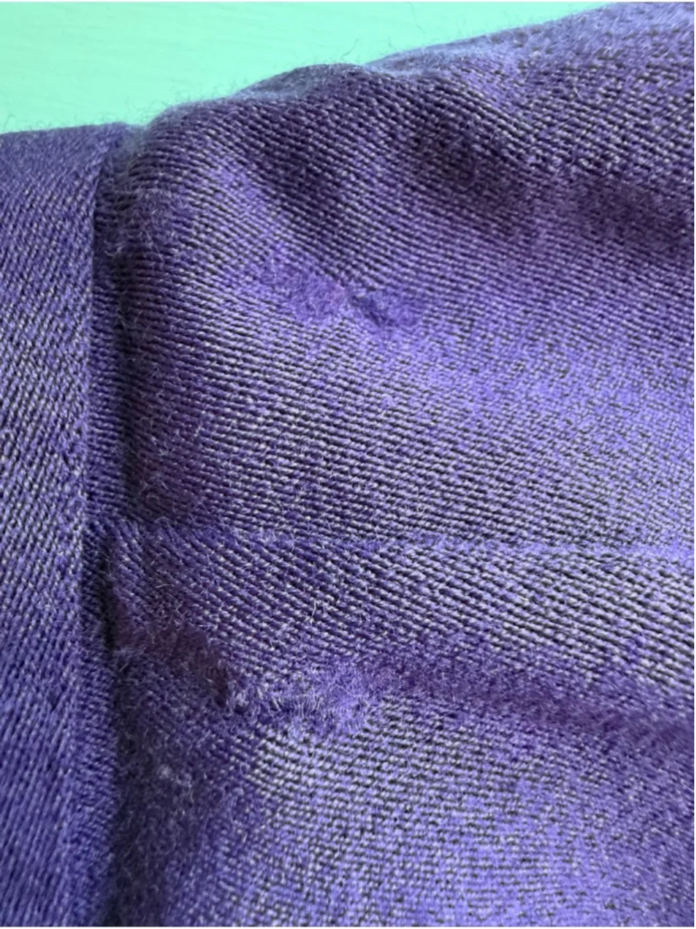 Theoreme Vintage Purple Wool Pencil Skirt Size 36 Quiet Luxury France European